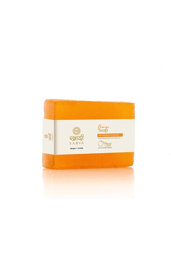 Khadi Sarva Orange Soap